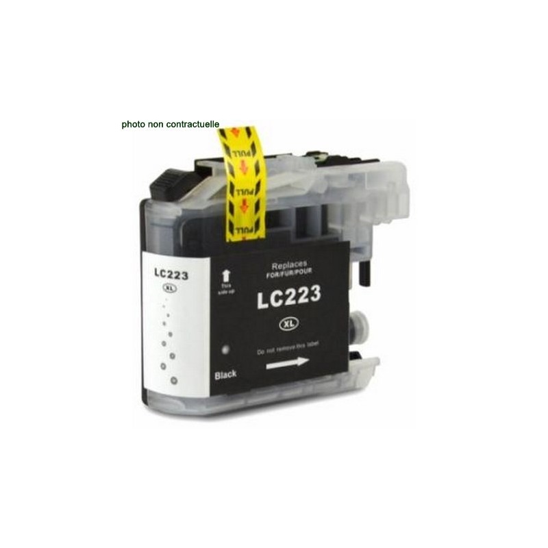 Brother® LC 223 Black (550 pages) cartouche générique - Économies garanties