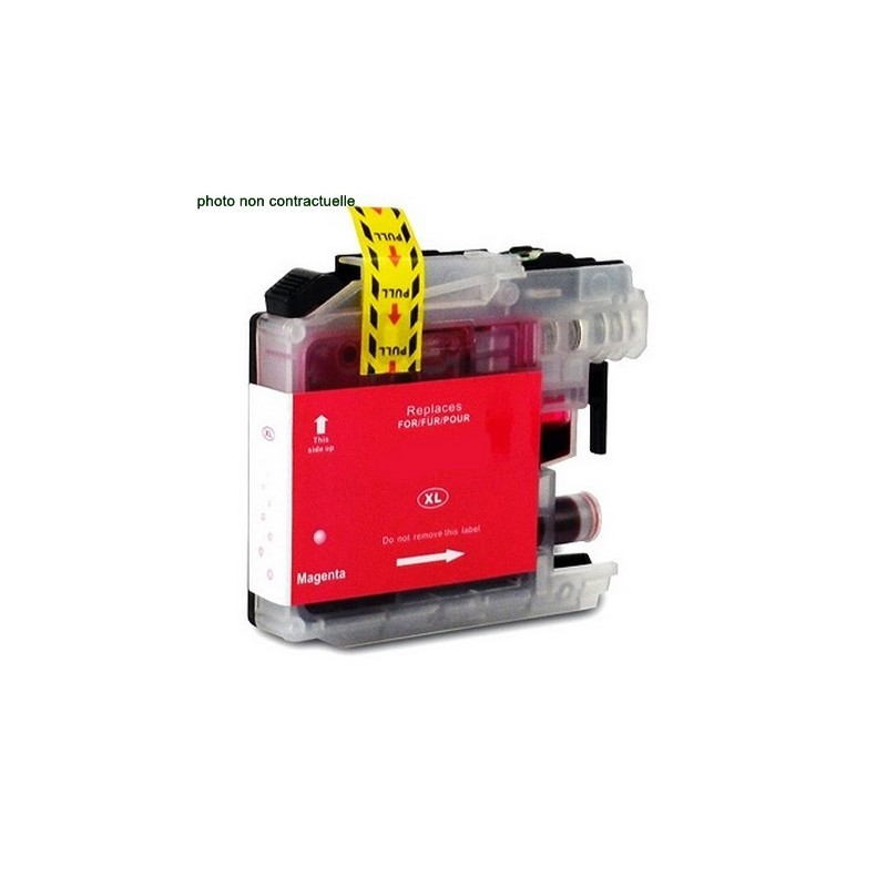 Brother® LC 225 Magenta XL (1200 pages) cartouche générique - Économies garanties