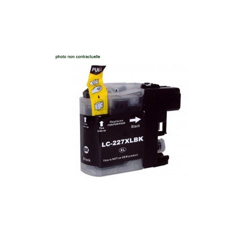 Brother® LC 227 Black XL (1200 pages) cartouche générique - Économies garanties