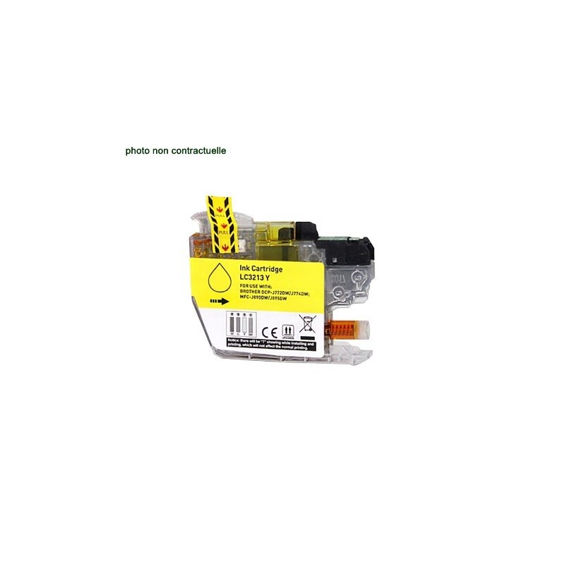 Brother® LC 3213 Yellow (400 pages) cartouche générique - Économies garanties