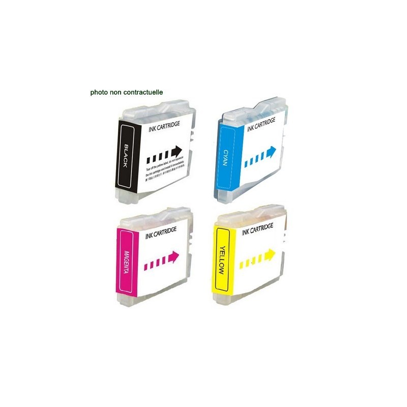 Brother® LC 970 pack de 4 cartouches génériques - Économies garanties