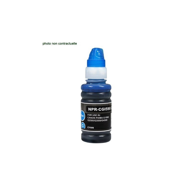 Canon® GI590 Cyan (70ml) cartouche générique - Économies garanties