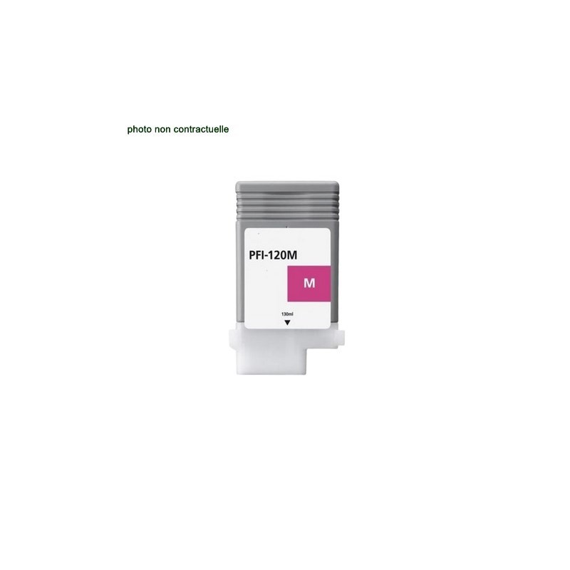 Canon® PFI120 Magenta (130 ml) cartouche générique - Économies garanties