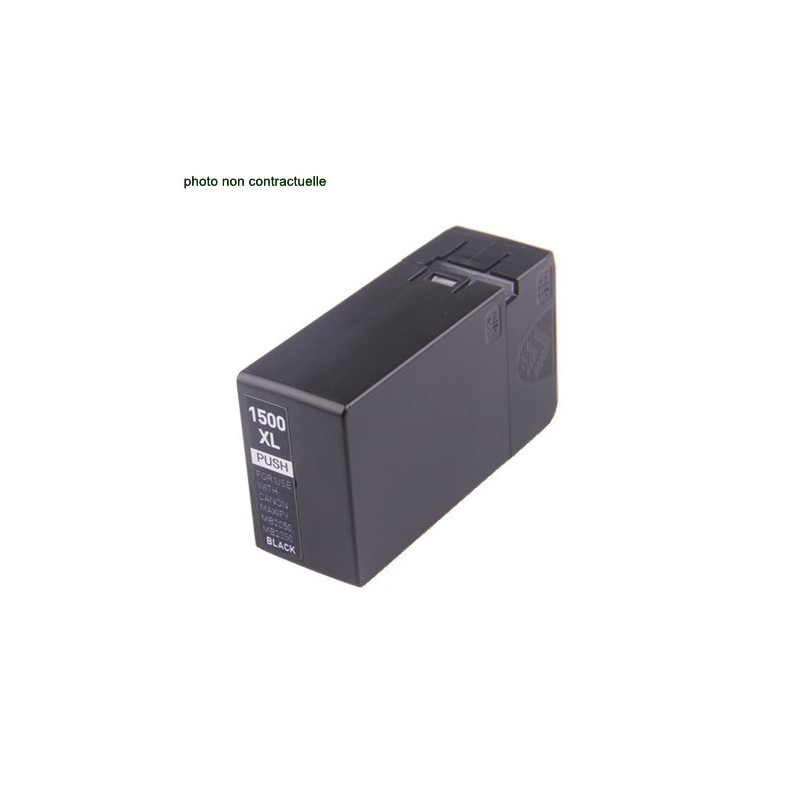 Canon® PGI 1500 Black XL (1200 pages) cartouche générique - Économies garanties