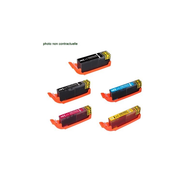 Canon® PGI 580 / CLI 581 XXL pack de 5 cartouches génériques - Économies garanties