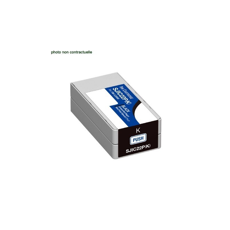 Epson® SJIC22 Black (32.6ml) cartouche générique - Économies garanties