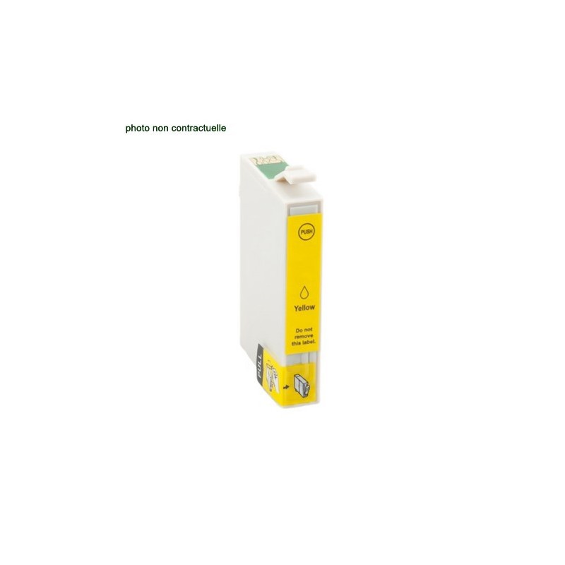 Epson® T0714 Yellow (415 pages) cartouche générique - Économies garanties
