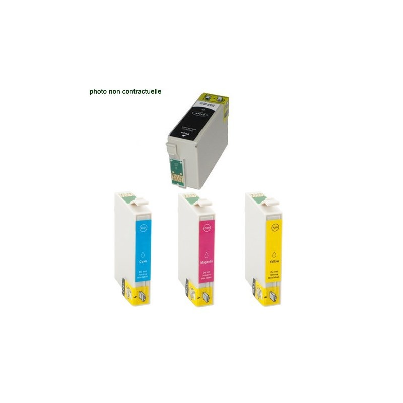 Epson® T2715 XL pack de 4 cartouches génériques - Économies garanties