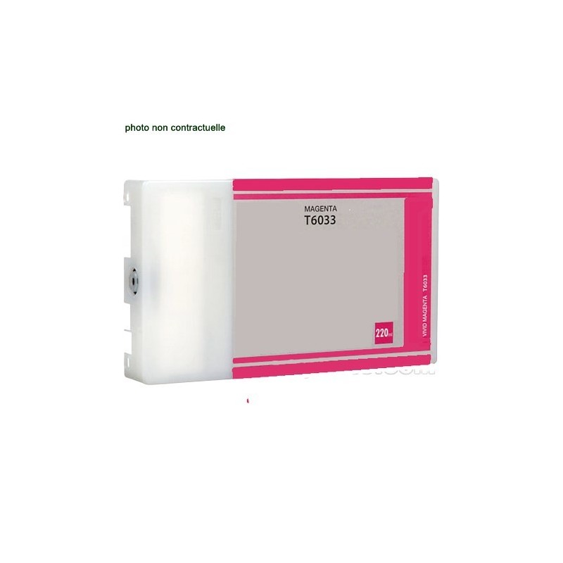 Epson® T6033 Magenta (220ml) cartouche générique - Économies garanties
