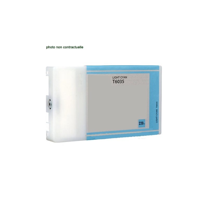 Epson® T6035 Light Cyan (220ml) cartouche générique - Économies garanties