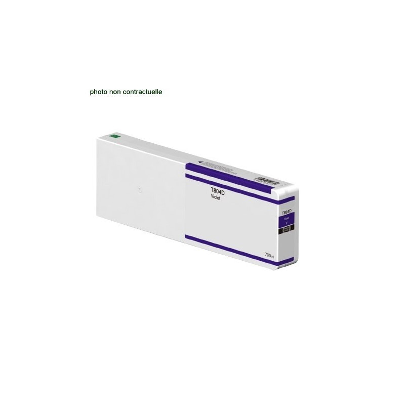 Epson® T804D Violet (700ml) cartouche générique - Économies garanties
