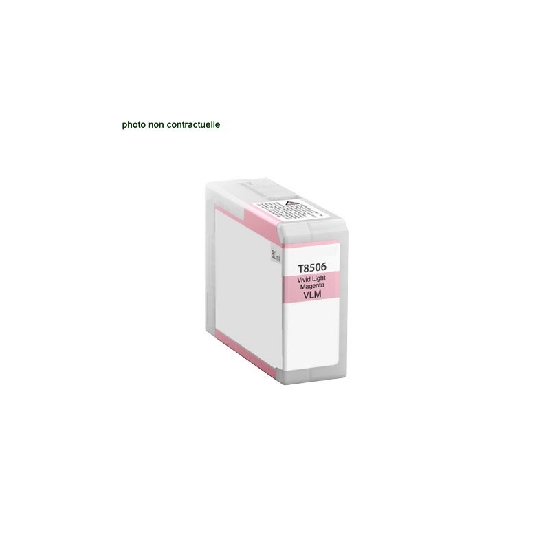 Epson® T8506 Light Magenta (80ml) cartouche générique - Économies garanties