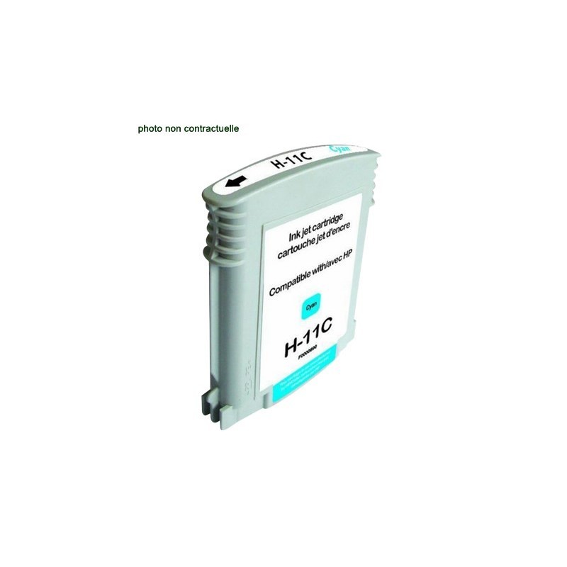 HP® 11 Cyan (28ml) cartouche générique - Économies garanties