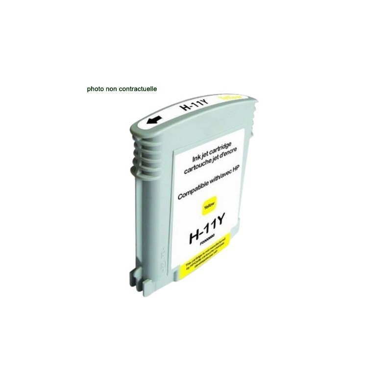 HP® 11 Yellow (28ml) cartouche générique - Économies garanties