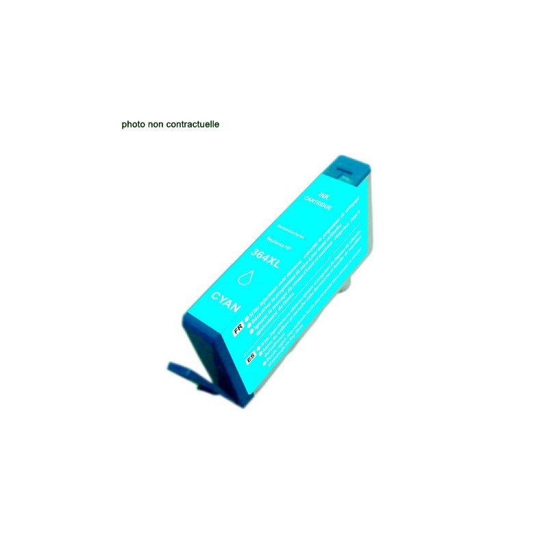 HP® 364 XL Cyan (750 pages) cartouche générique - Économies garanties