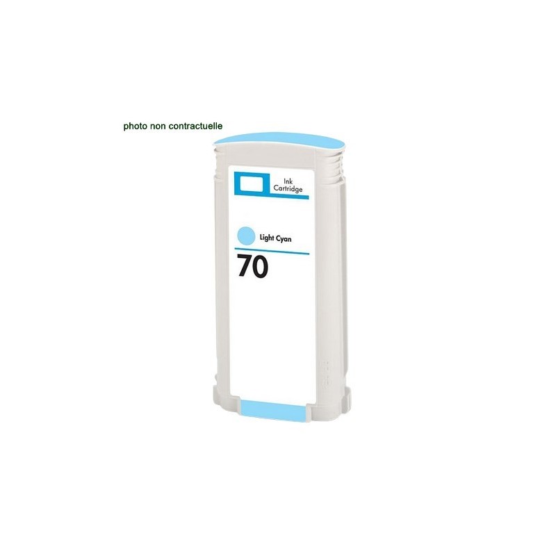 HP® 70 Light Cyan (130ml) cartouche générique - Économies garanties