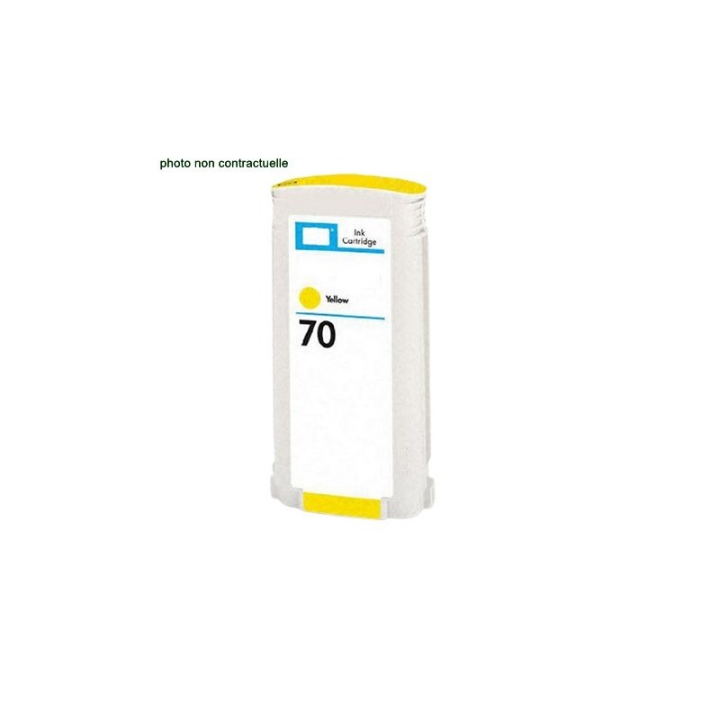 HP® 70 Yellow (130ml) cartouche générique - Économies garanties