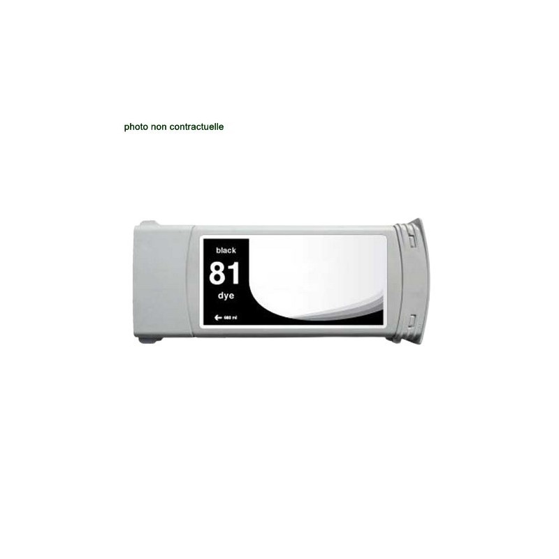HP® 81 Black (1400 pages) cartouche générique - Économies garanties