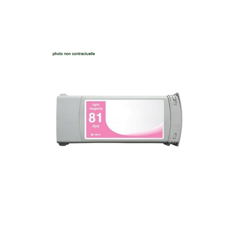 HP® 81 Light Magenta (1400 pages) cartouche générique - Économies garanties