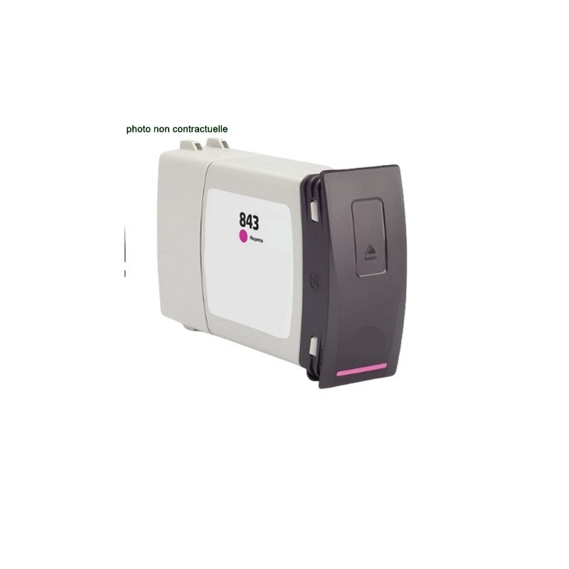 HP® 843C Magenta (400ml) cartouche générique - Économies garanties