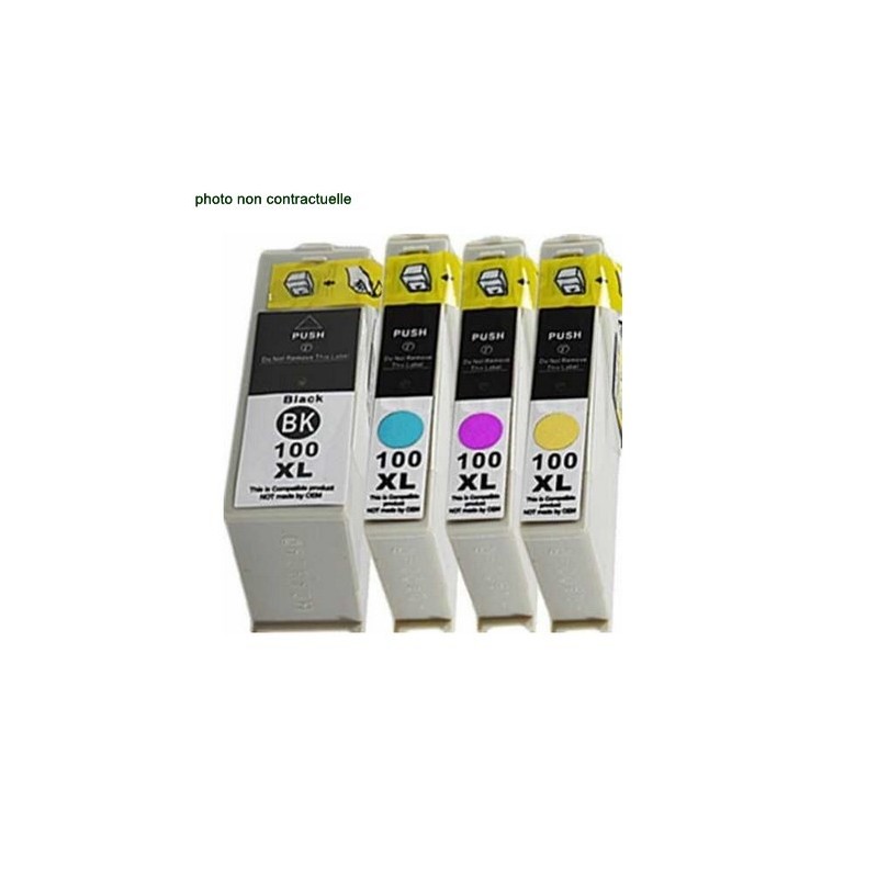 Lexmark® 100 / 105XL pack de 4 cartouches génériques - Économies garanties
