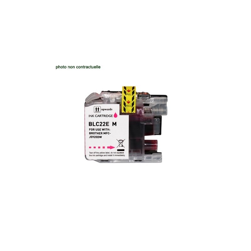 Brother® LC 22E Magenta (1200 pages) cartouche générique - Économies garanties