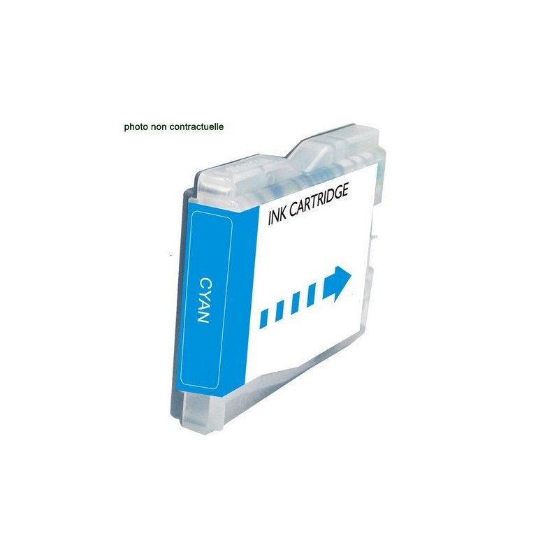 Brother® LC 970 Cyan (500 pages) cartouche générique - Économies garanties