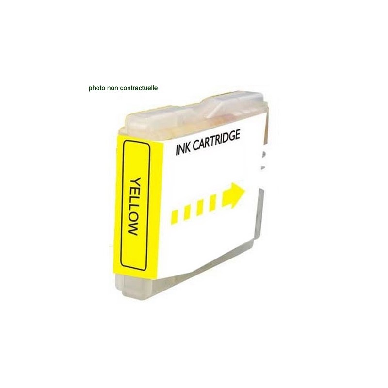 Brother® LC 970 Yellow (500 pages) cartouche générique - Économies garanties