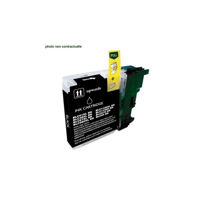 Brother® LC 980 Black (500 pages) cartouche générique - Économies garanties