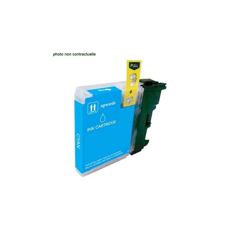 Brother® LC 985 Cyan (400 pages) cartouche générique - Économies garanties