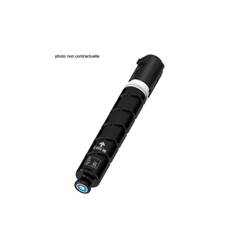 Canon® C-EXV48 Cyan  cartouche générique - Économies garanties