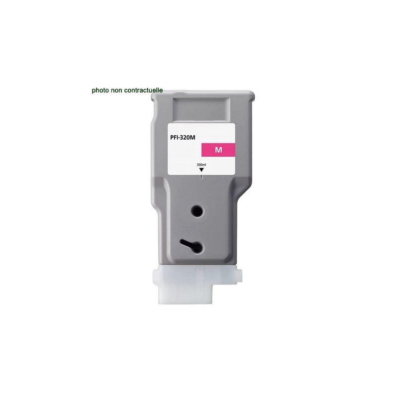 Canon® PFI320 Magenta (300 ml) cartouche générique - Économies garanties