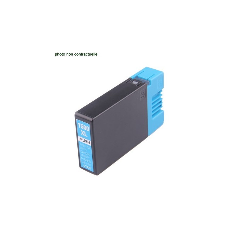 Canon® PGI 1500 Cyan XL (1020 pages) cartouche générique - Économies garanties