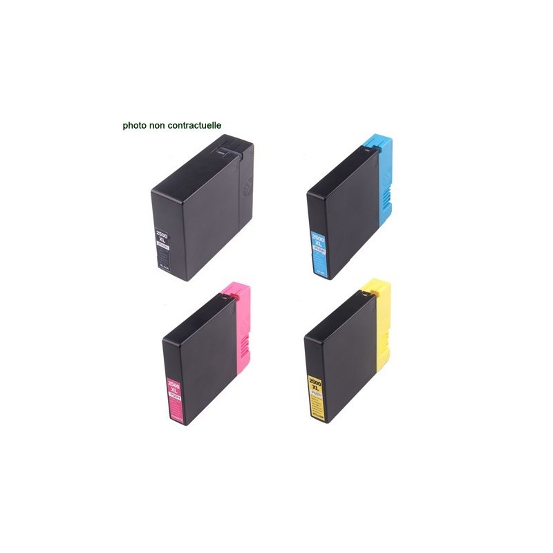 Canon® PGI 2500 XL pack de 4 cartouches génériques - Économies garanties