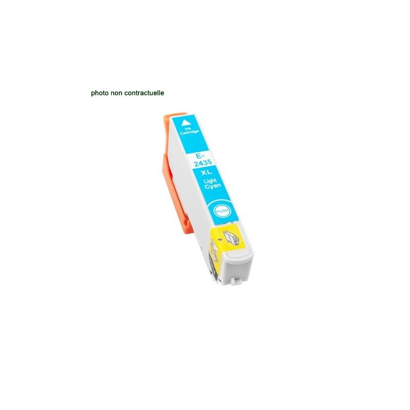 Epson® T2435 XL Light Cyan (740 pages) cartouche générique - Économies garanties