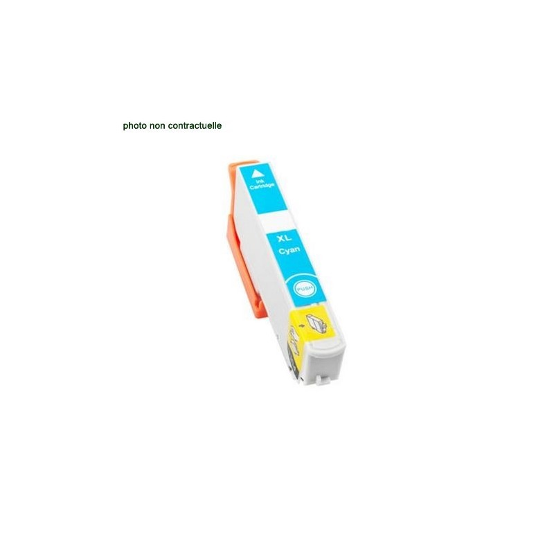Epson® T3362 XL Cyan (650 pages) cartouche générique - Économies garanties