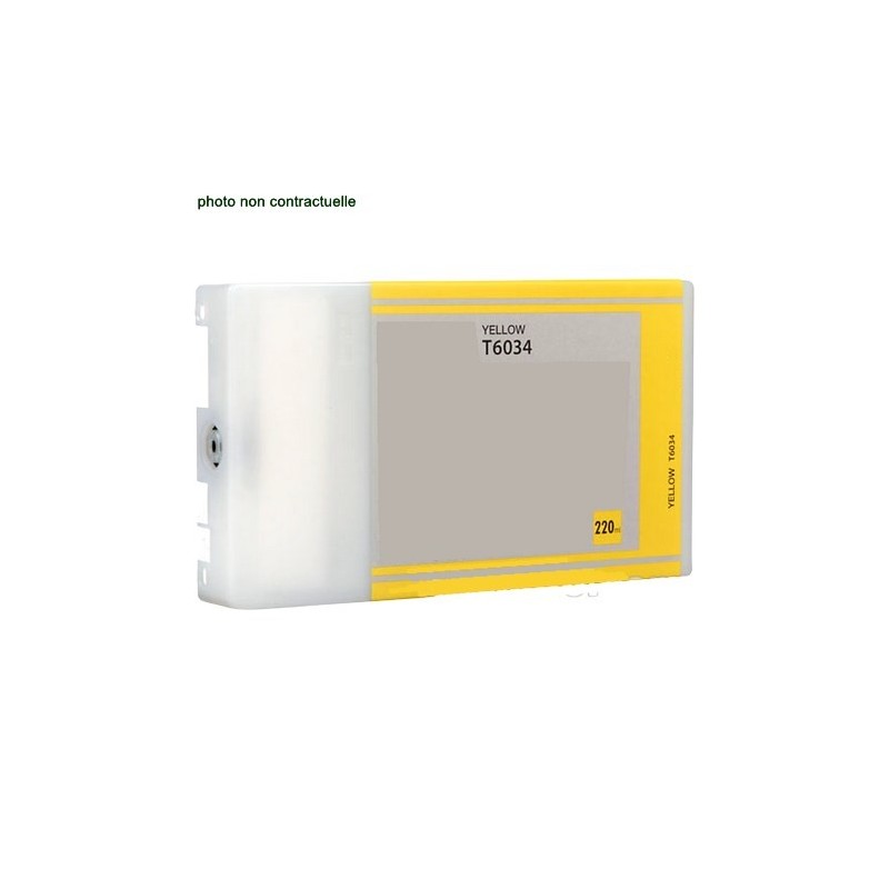 Epson® T6034 Yellow (220ml) cartouche générique - Économies garanties