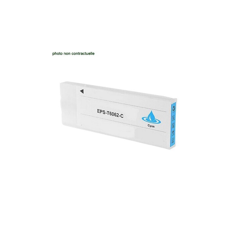 Epson® T6062 Cyan (220ml) cartouche générique - Économies garanties