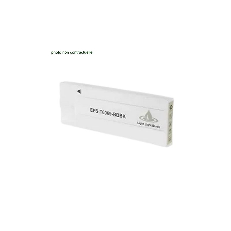 Epson® T6069 Light Light Black (220ml) cartouche générique - Économies garanties