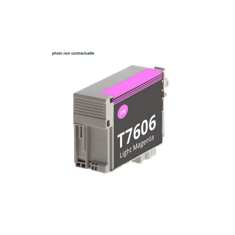 Epson® T7606 Light Magenta (25.9ml) cartouche générique - Économies garanties