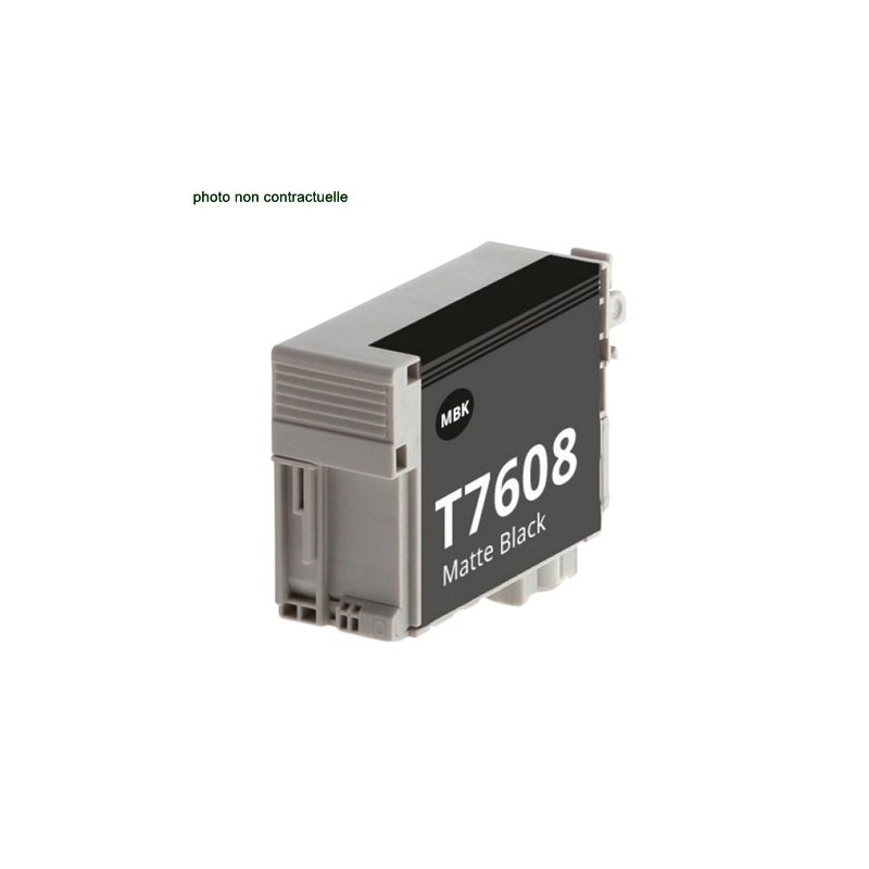 Epson® T7608 Mat Black (25.9ml) cartouche générique - Économies garanties