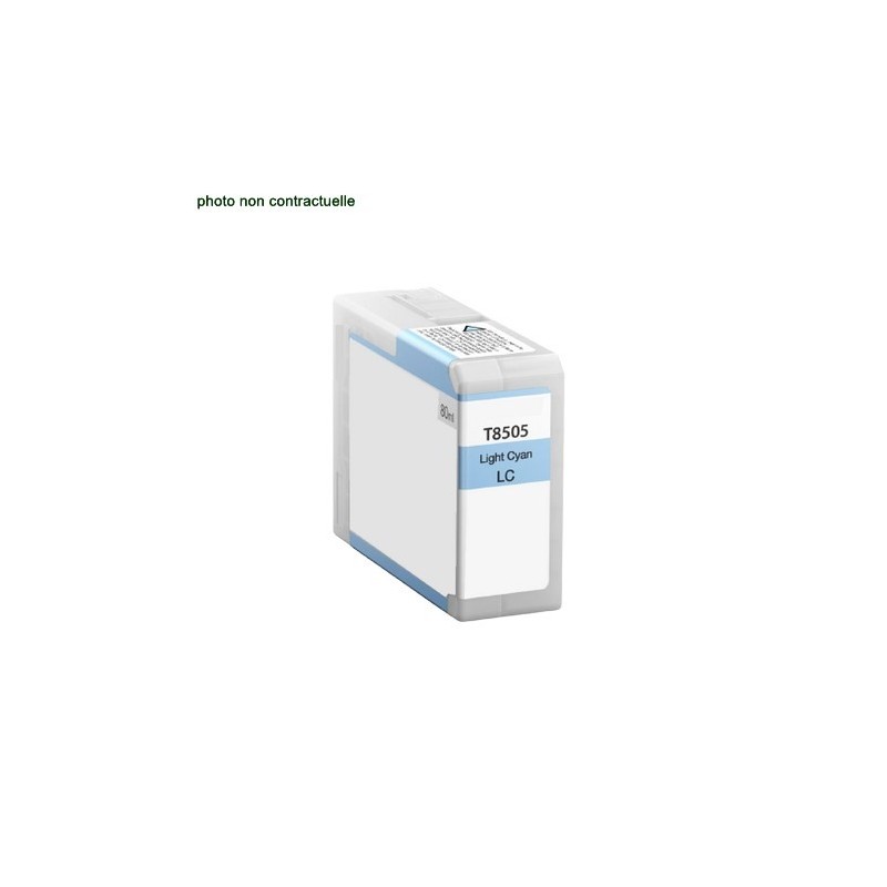 Epson® T8505 Light Cyan (80ml) cartouche générique - Économies garanties