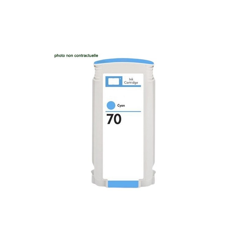 HP® 70 Cyan (130ml) cartouche générique - Économies garanties