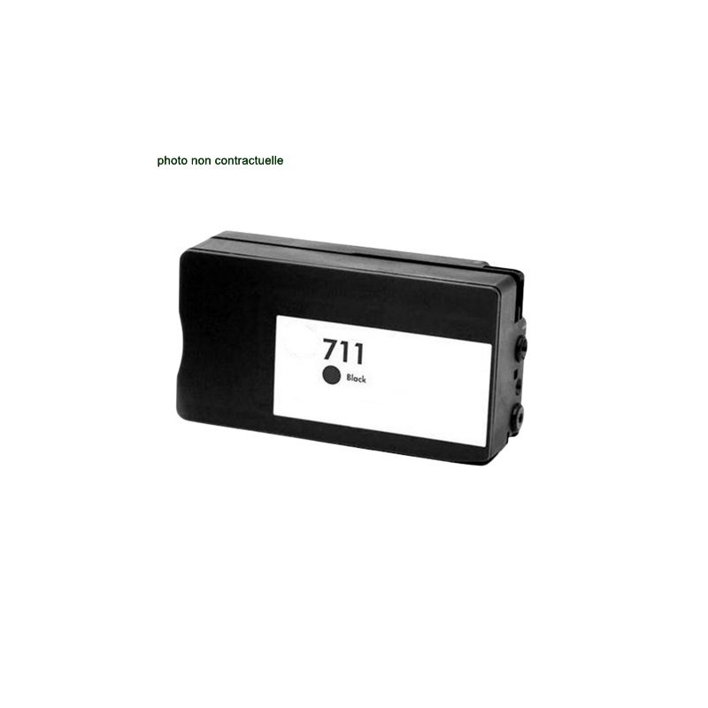 HP® 711 Black (38ml) cartouche générique - Économies garanties