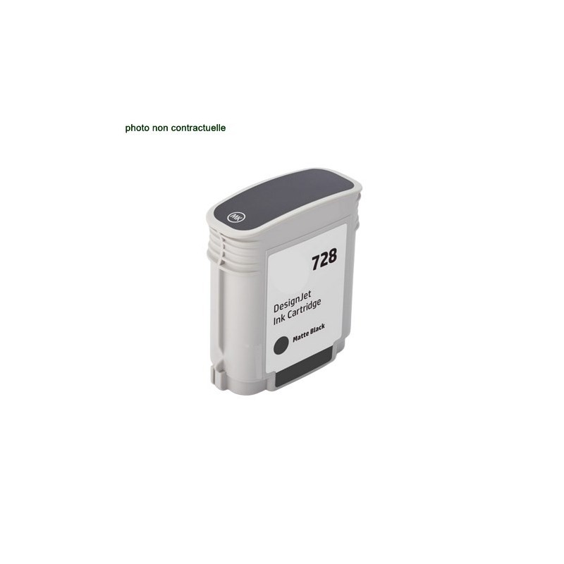 HP® 728 Mat Black (300ml) cartouche générique - Économies garanties