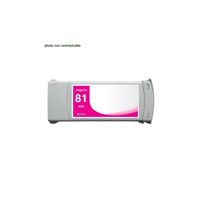 HP® 81 Magenta (1400 pages) cartouche générique - Économies garanties