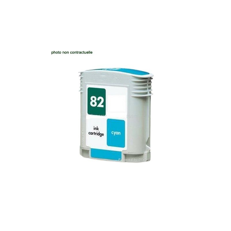 HP® 82 Cyan (4300 pages) cartouche générique - Économies garanties