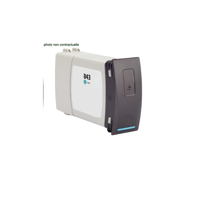 HP® 843C Cyan (400ml) cartouche générique - Économies garanties