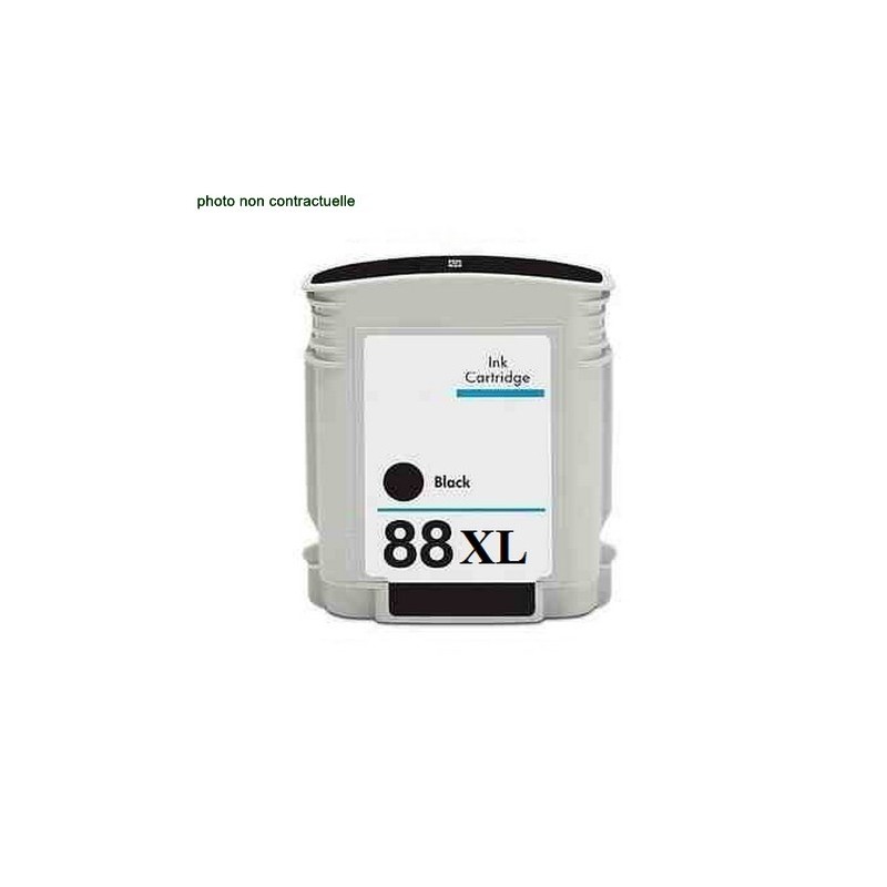 HP® 88 Black XL (2450 pages) cartouche générique - Économies garanties