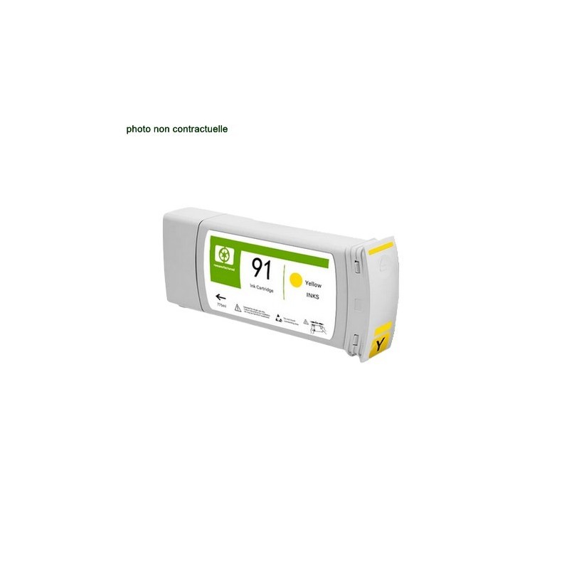HP® 91 Yellow (775ml) cartouche générique - Économies garanties